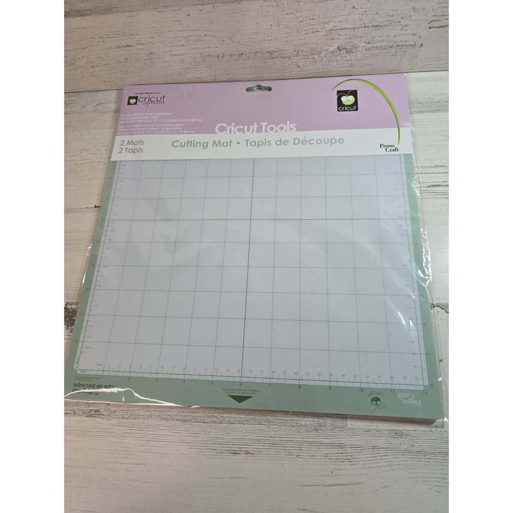 Cricut Expression Cutting Mat 12x12 2-Pack‎ Provo Craft 29-0386 New Sealed